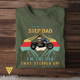 Personalized Dad That Stepped Up Tshirt Printed NQLN2605