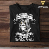 Personalized Viking Girl Tshirt Printed NQDT2605