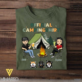 Personalized Dog Camping Tshirt Printed 22MAY-HY30