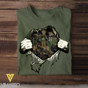 Personalized Swiss Soldier Tshirt Printed 22MAY-HQ31