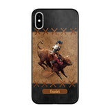 Personalized Cattle Riding Upload Photo Phonecase QTHC3105