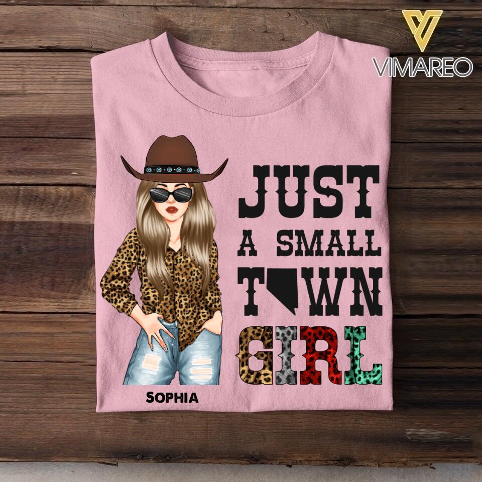 Personalized Nevada Girl Tshirt Printed 22JUN-HC01