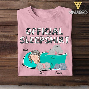 Personalized Official Sleepshirt Elephant Tshirt Printed NQDT3005