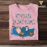Personalized Owl Official Sleep Tshirt Printed NQHC3105