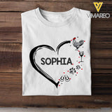 Personalized Simple Woman Tshirt Printed 22JUL-HY03