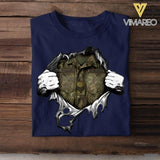 Personalized Romanian Soldier Tshirt Printed 22JUL-DT03