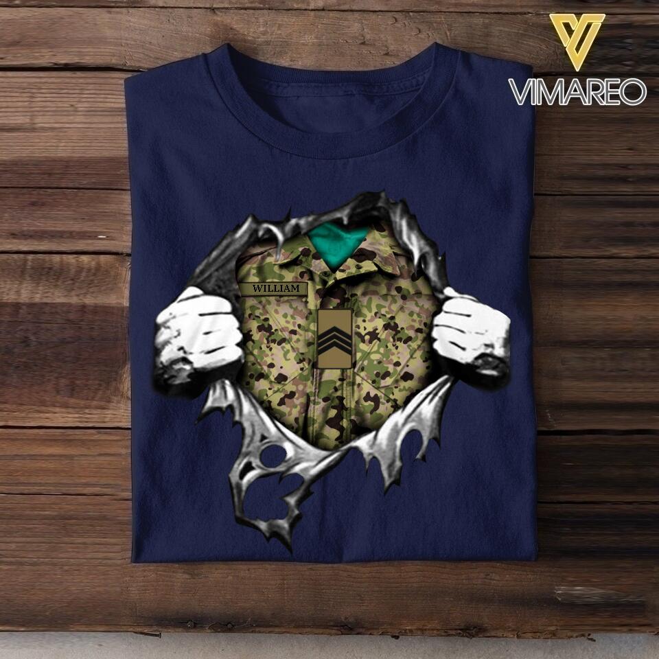 Personalized Portuguese Soldier Tshirt Printed 22JUL-DT03