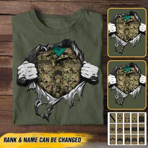 Personalized Portuguese Soldier Tshirt Printed 22JUL-DT03