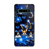Personalized Dog Butterfly Background Phonecase NQHC0206