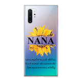Personalized Auntie Transparent Silicone Phonecase Printed 22JUL-DT07