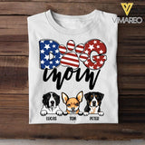 Personalized Dog Mom Tshirt Printed 22JUL-DT08