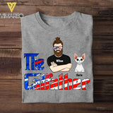 Personalized The Cat Father Tshirt Printed QTDT0806