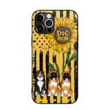 PERSONALIZED DOG MOM SUNFLOWER PHONECASE NQHC1306