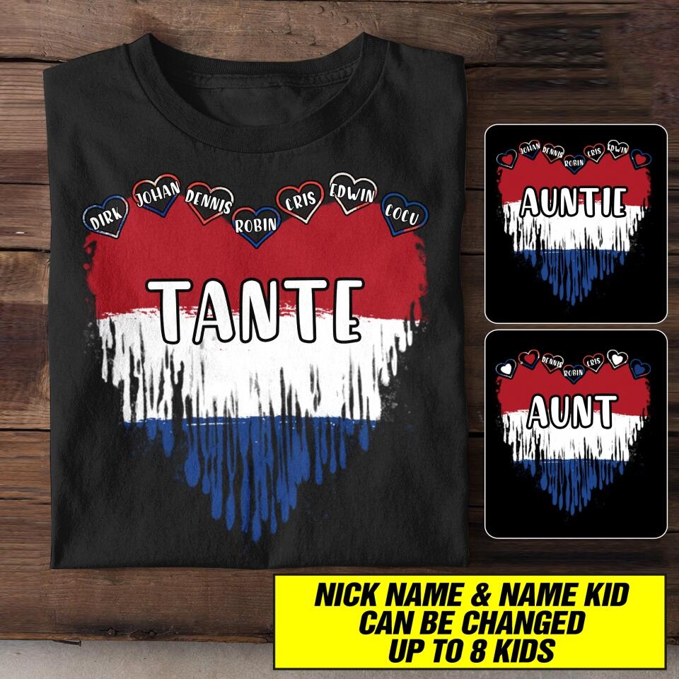 Personalized Nertherland Aunt Kid Tshirt Printed 22JUL-HC13