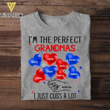 Personalized I'm The Perfect Grandma I Just Cus A Lot Kid Name Tshirt Printed QTDT1406