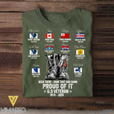 Personalized Been There - Done That And Damn Proud Of It US Veteran Tshirt Printed QTDT1506