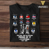 Personalized Been There - Done That And Damn Proud Of It US Veteran Tshirt Printed QTDT1506