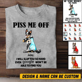 Personalized If You Hurt My Mom Dog Breed Tshirt Printed QTVQ1606