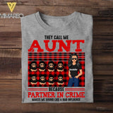 Personalized They Call Me Aunt Custome With Kid Tshirt Printed NQĐT1606