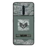 Personalized U.S Soldier/Veterans Camo Phone Case Printed 22JUL-DT18