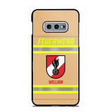 Personalized Austrian Firefighter Phone Case Printed 22JUL-HC18