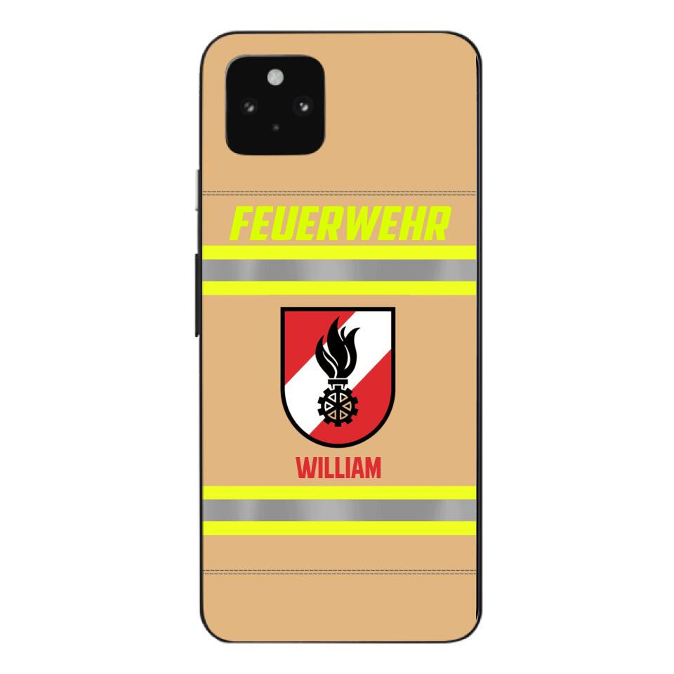Personalized Austrian Firefighter Phone Case Printed 22JUL-HC18