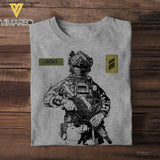 Personalized German Soldier/Veterans Tshirt Printed 22JUL-HQ18