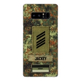 Personalized German Soldier Camo Phone Case Printed 25MAR-HQ26