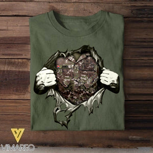 Personalized Slovak Army/Soldier Tshirt Printed 22JUL-HQ22