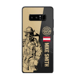 Personalized Austrian Firefighter Phone Case Printed 22JUL-HY23