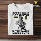 Personalized Swedish Soldier/Veterans Tshirt Printed 22JUL-HY23
