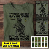 Personalized Netherland Soldier/Veterans Tshirt Printed 22JUL-HY23