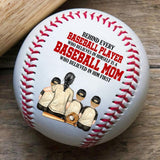 Personalized Behind Every Baseball Player Is A Baseball Mom 3D Printed Baseball QTDT2306