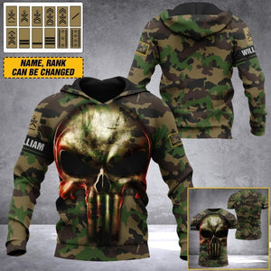 Personalized Swiss Veteran/ Solider Camo Sku Tshirt or Hoodie 3D Printed QTDT2406
