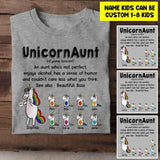 Personalized Unicorn Aunt And Kid Tshirt Printed 22JUL-HY27