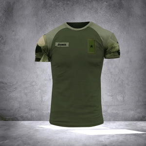 Personalized Sweden Veterans/Soldier Tshirt 3D Printed 22JUL-HC28