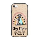 Personalized Dog Mom Like Love Bark Phonecase QTHC2906
