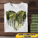 Personalized Swedish Soldier/Veterans Tshirt Printed 22JUL-HQ29