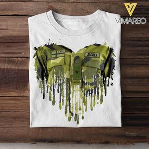 Personalized Swedish Soldier/Veterans Tshirt Printed 22JUL-HQ29