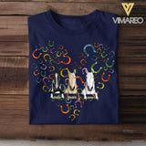 Personalized Heart Horse Tshirt Printed NQHC2906