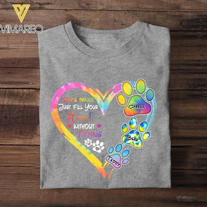 Personalized Somethings Just Fill Your Heart Without  Trying Tshirt Printed NQDT2906