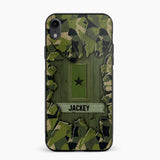 Personalized Swedish Soldier Camo Phone Case Printed 22JUL-DT30