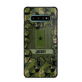 Personalized Swedish Soldier Camo Phone Case Printed 22JUL-DT30
