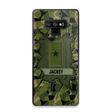 Personalized Swedish Soldier Camo Phone Case Printed 22JUL-DT30