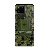 Personalized Swedish Soldier Camo Phone Case Printed 22JUL-DT30
