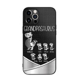 Personalized Grandpasaurus With Kid Phone Case Printed 22JUY-DT02