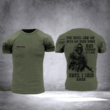 Personalized Canadian Army Veterans/Soldier Tshirt 3D Printed QTHC0507