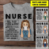 Personalized Nurrse Tshirt Printed 22JUY-HY06