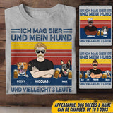 Personalized German Man Like Beer And Dogs Tshirt Printed 22JUY-DT15