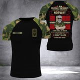 Personalized NORWAY Oldman Soldier/ Veteran Tshirt 3D Printed DHDT1807
